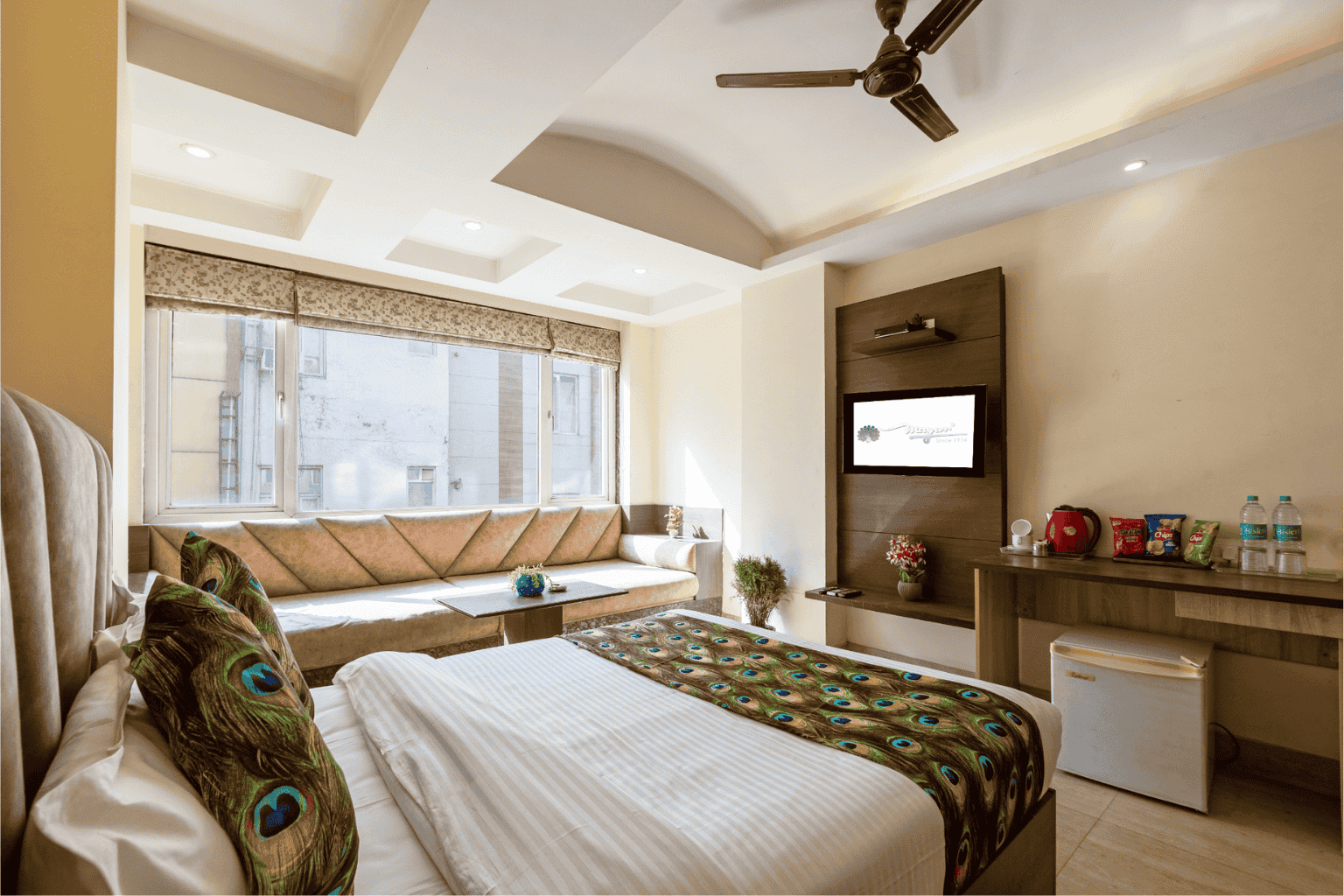 Premium Suite Interior at Mayur Assam Hotel New Delhi